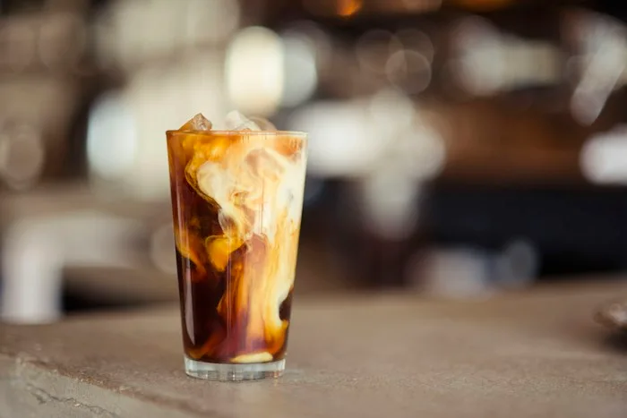 Iced oat latte